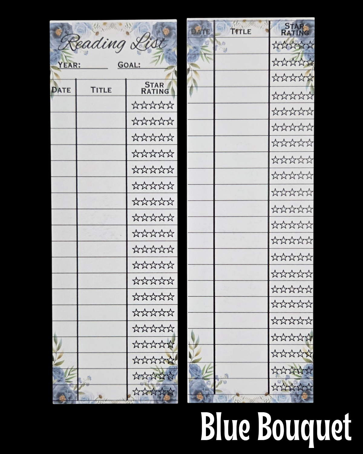 Digital Reading Tracker Bookmarks